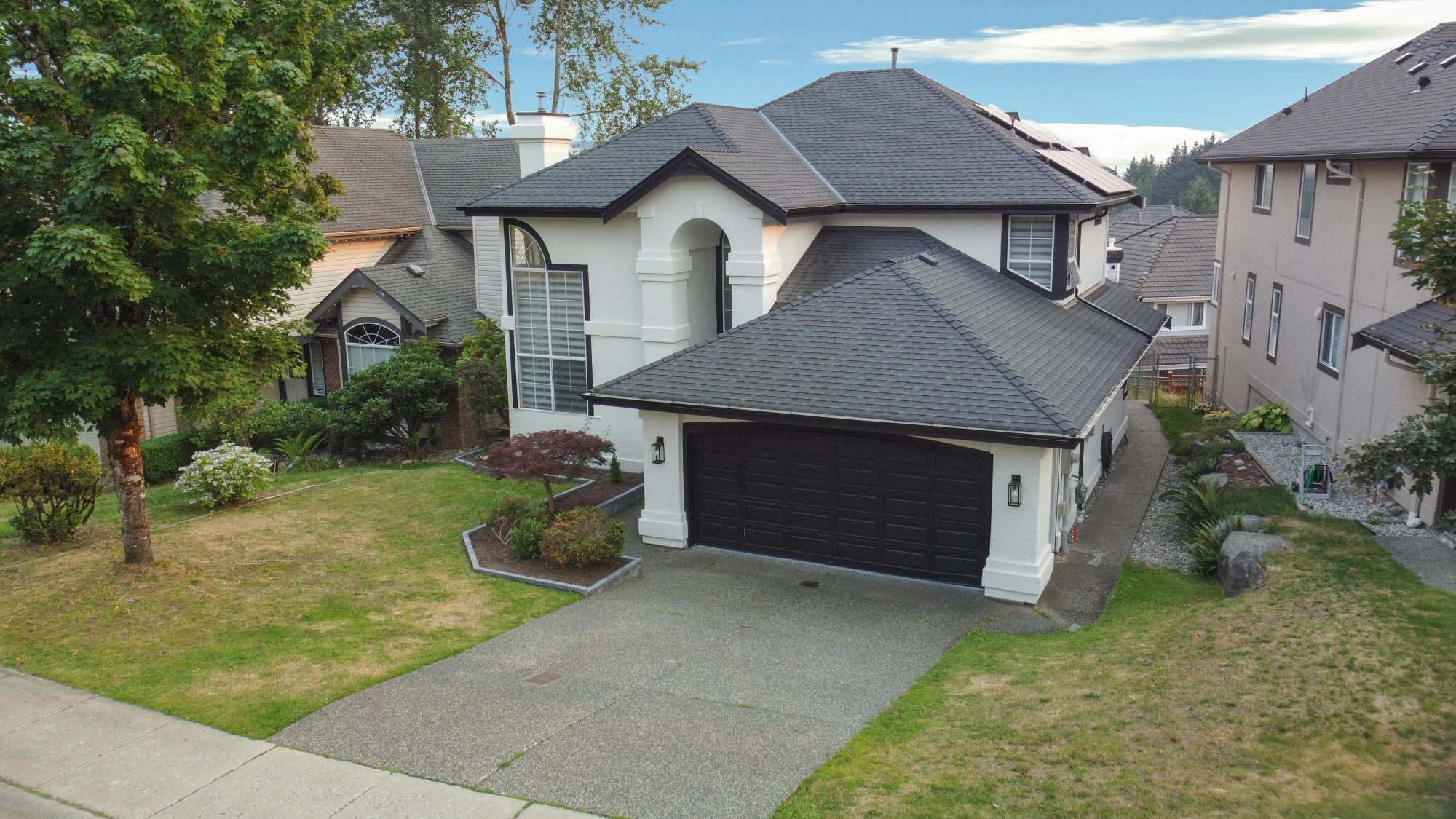 The front of the house