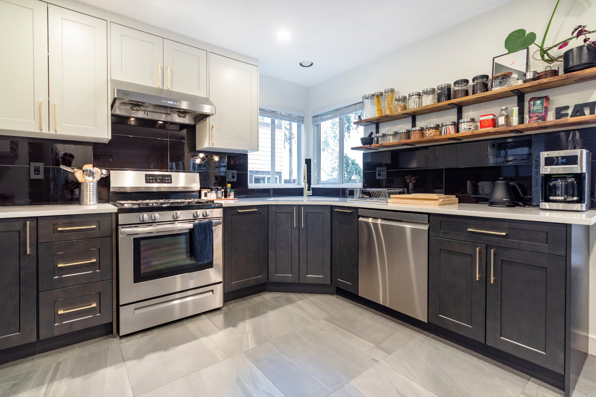 The main kitchen, where dinner is made