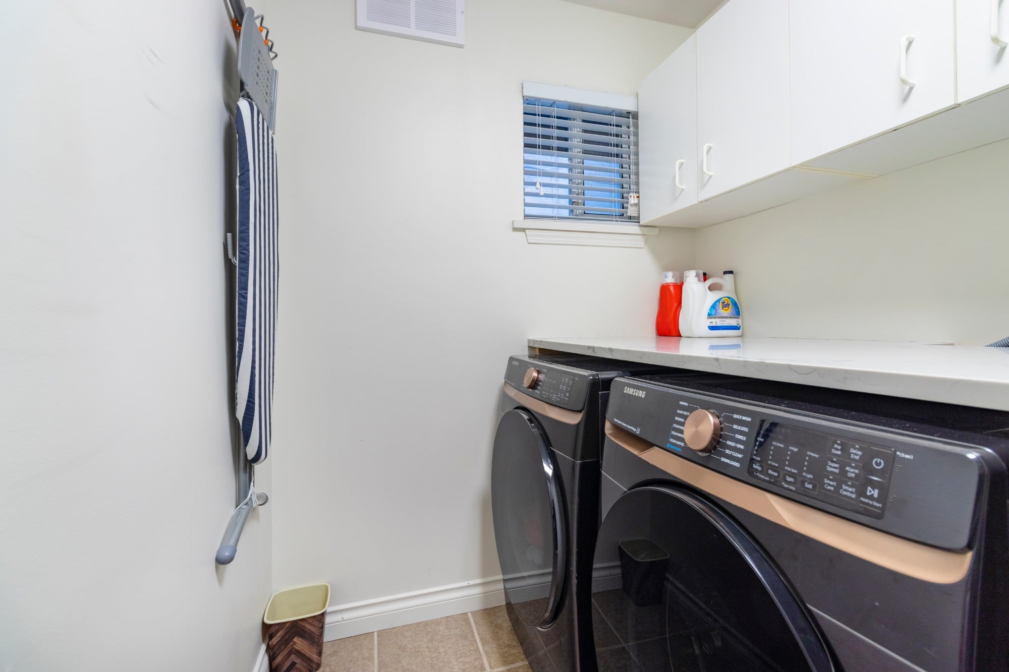 Laundry room with washer and dryer
