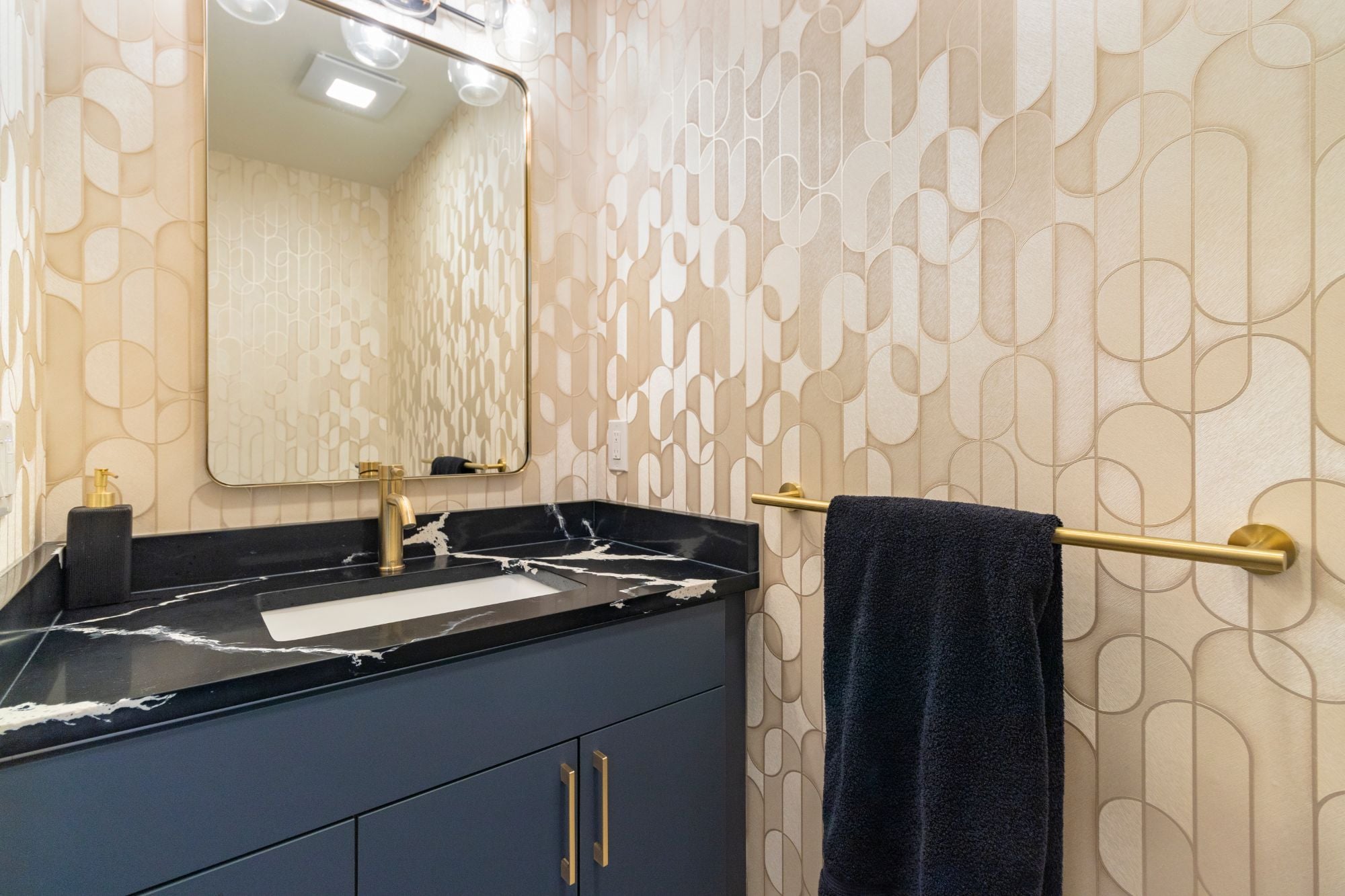 Main-floor powder room