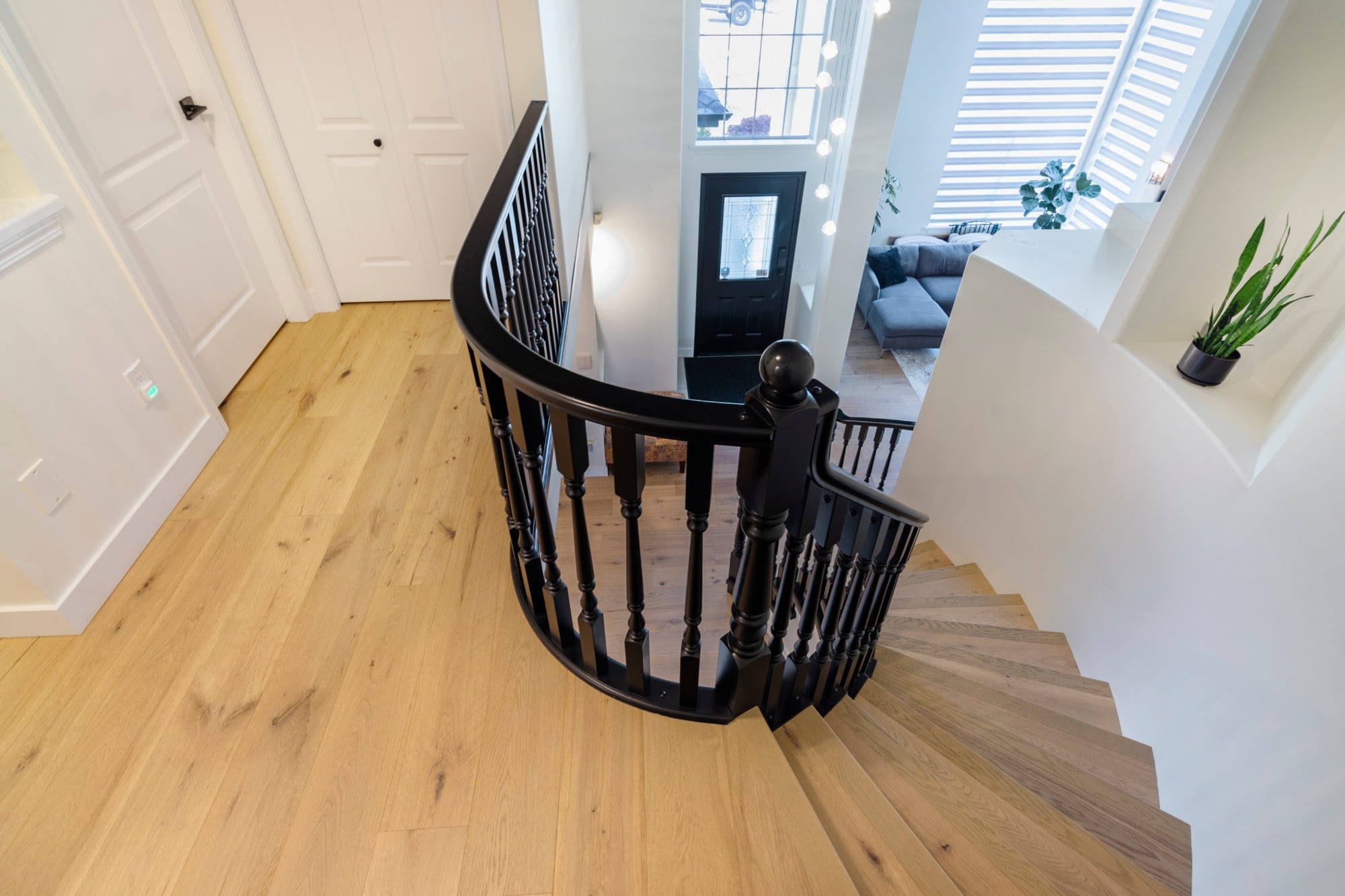 Down to the front door