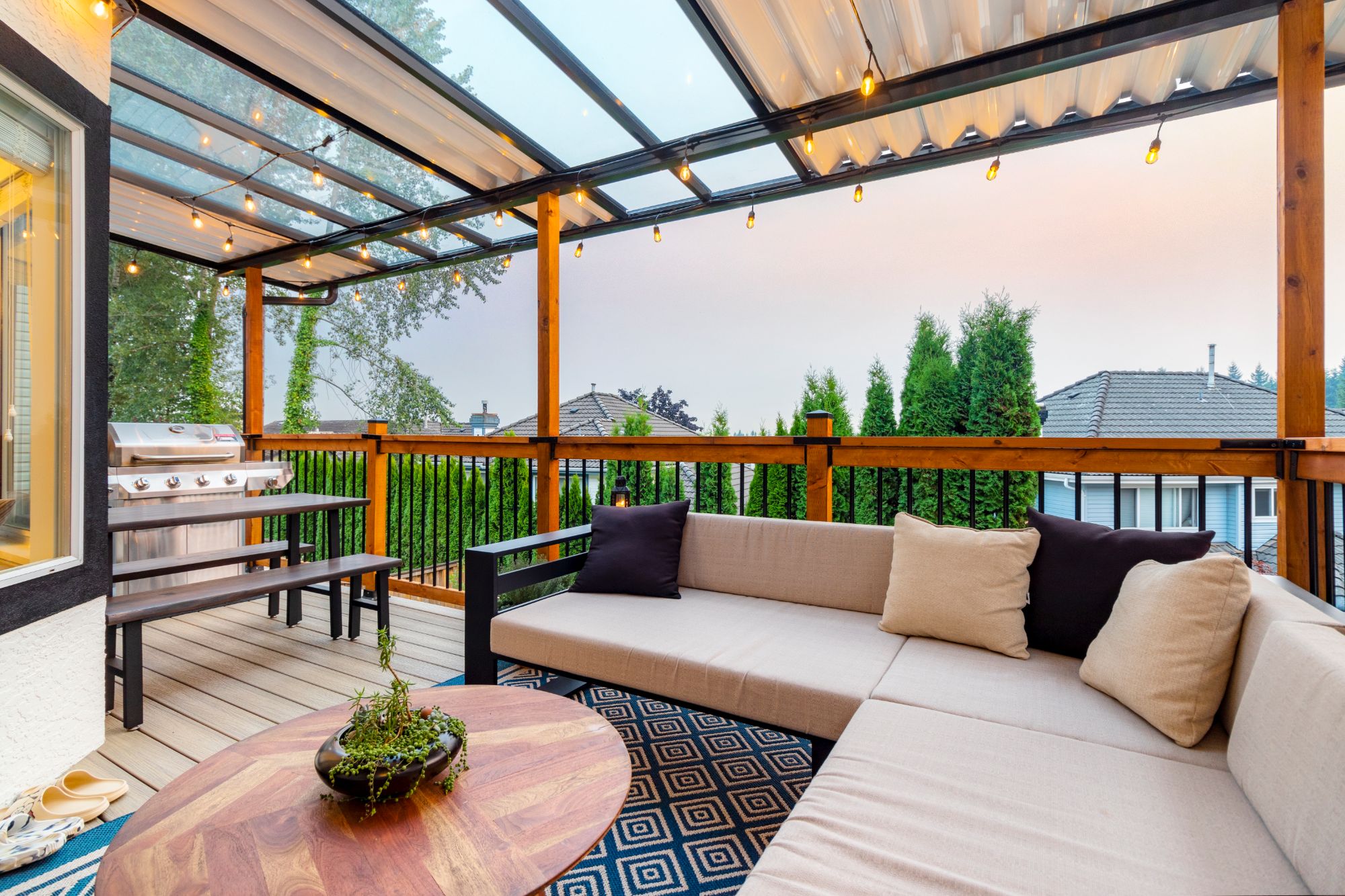 Barbecue nights on the deck